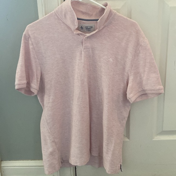 Men’s medium Penguin faded pink golf polo. - Picture 2 of 3